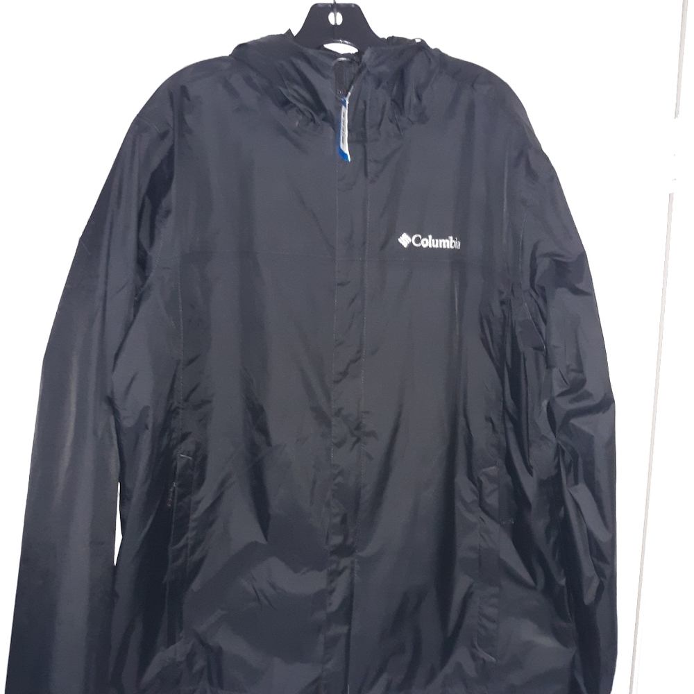 Mens Columbia Hooded Omni-Tech Watertight 2 Lightweight Jacket Size L